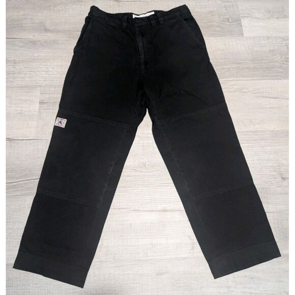 Vintage Randy's Garments Work Pants Black w/ Pockets Men's Size 30x24